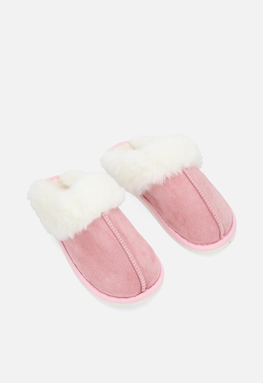 Pop Candy - Shearling lined slippers-pink