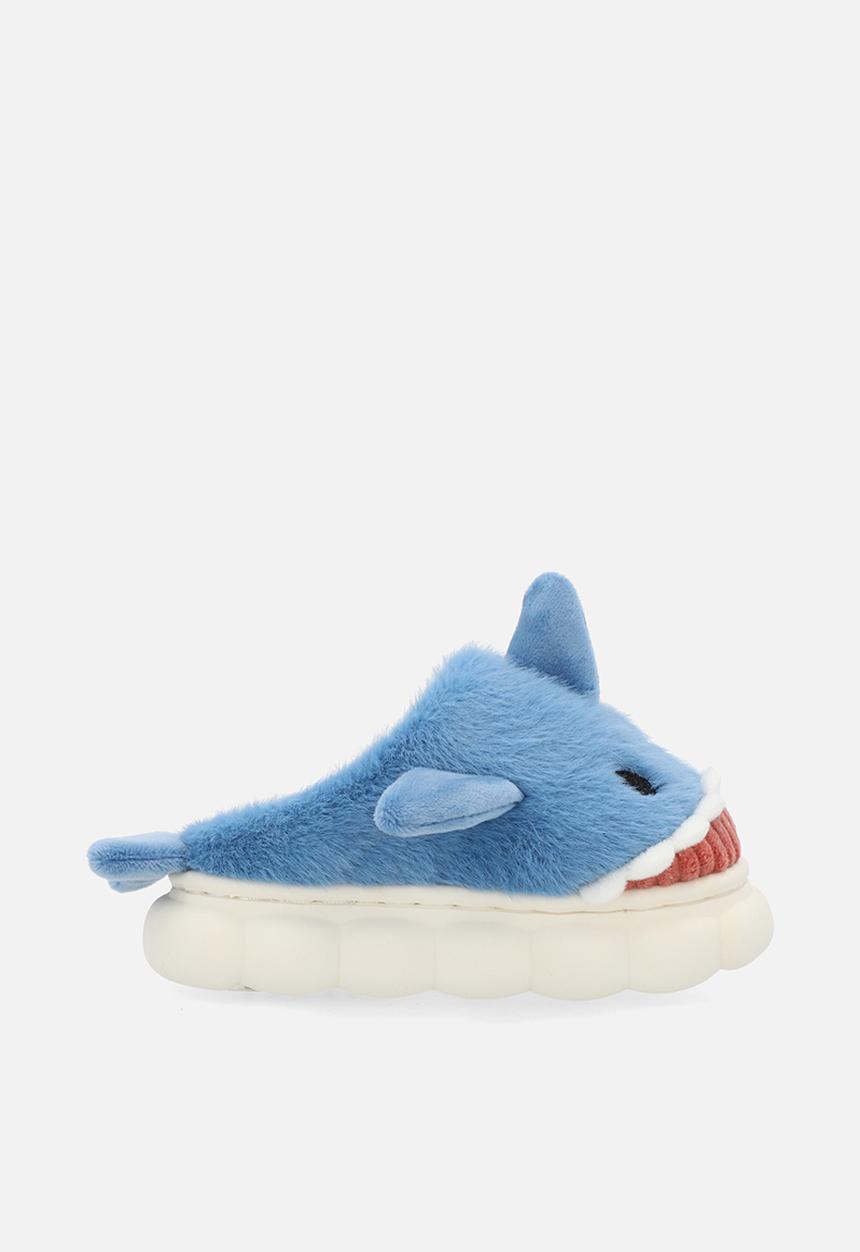 Pop Candy - Novelty slippers-blue & white