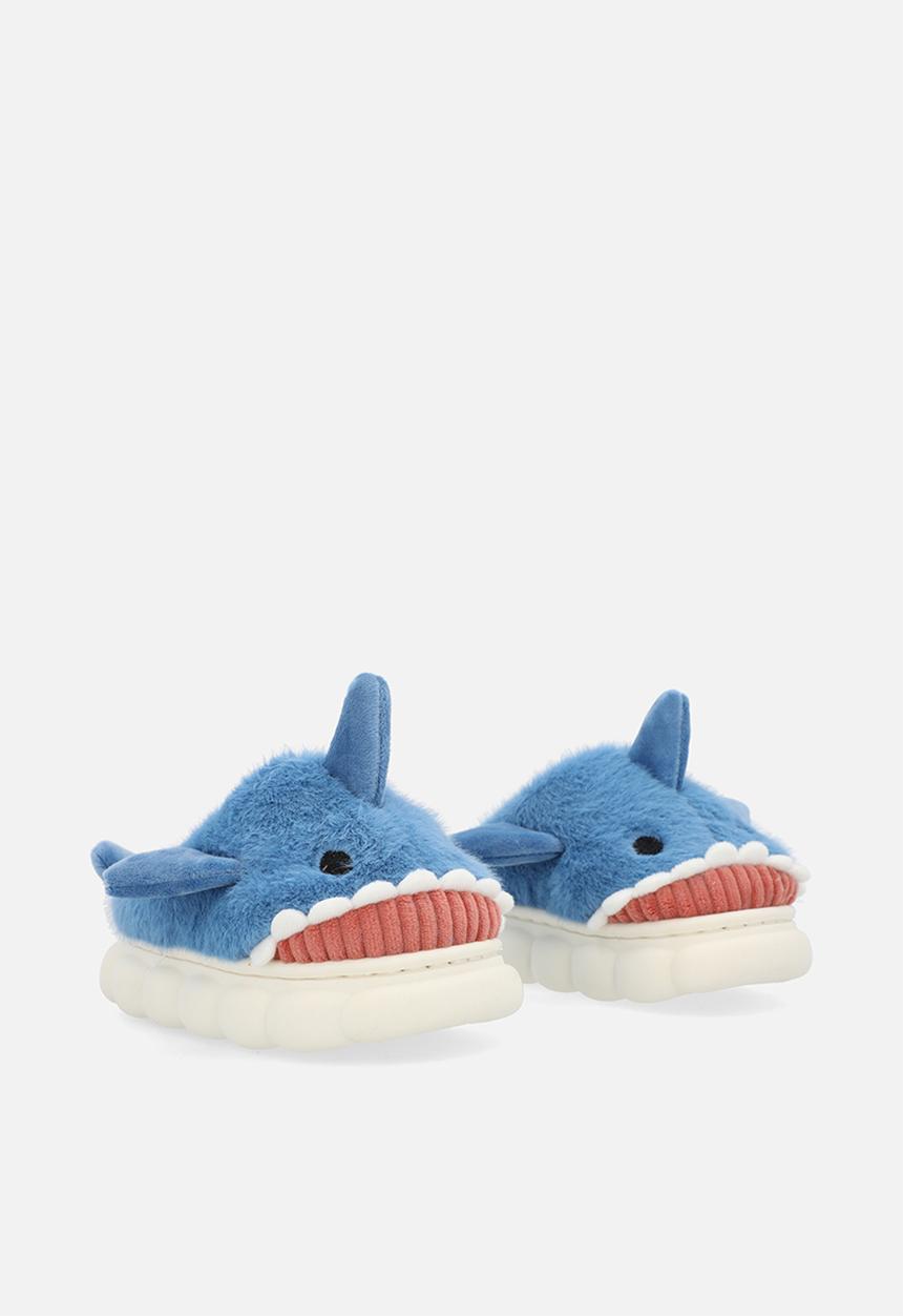 Pop Candy - Novelty slippers-blue & white