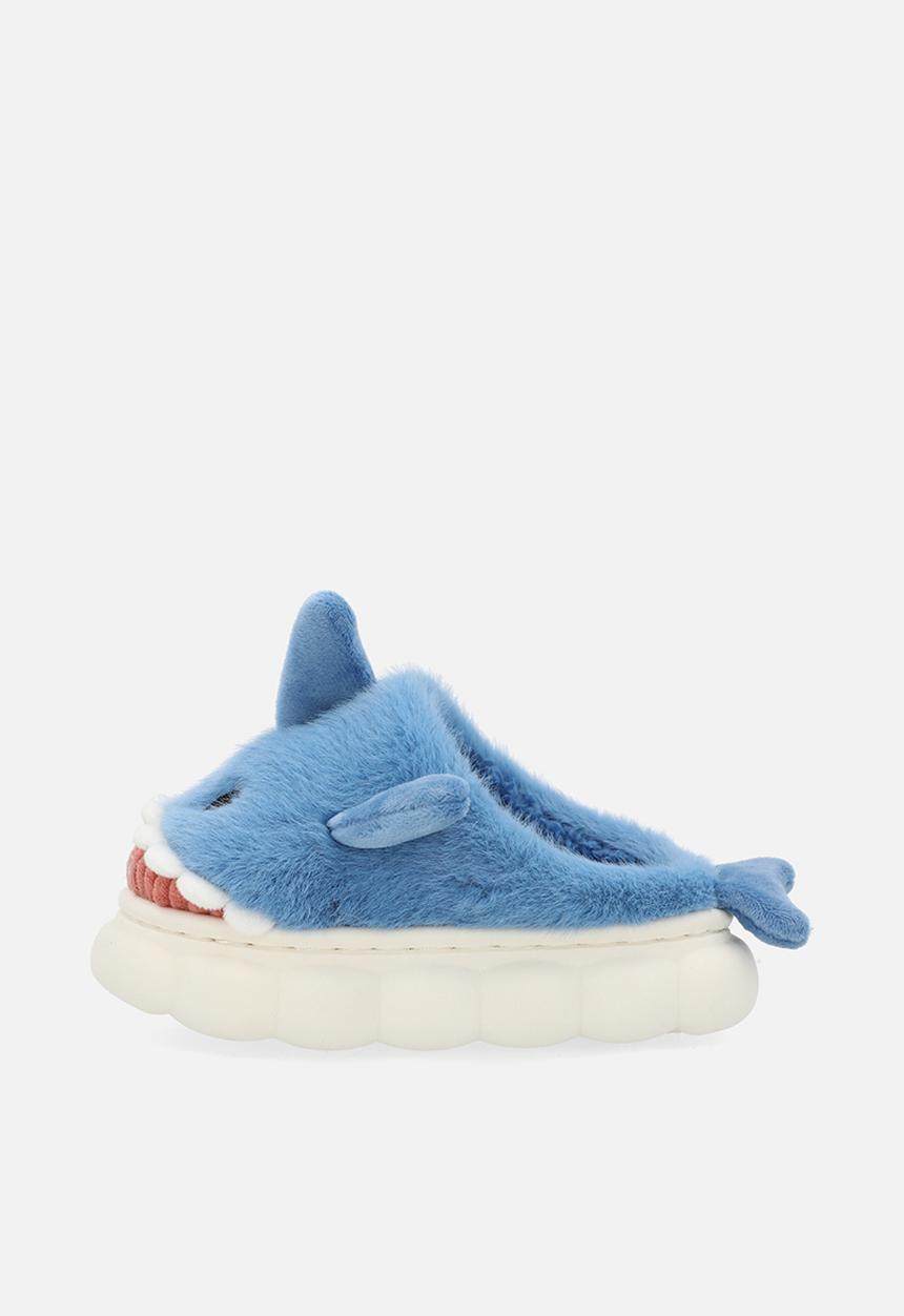 Pop Candy - Novelty slippers-blue & white
