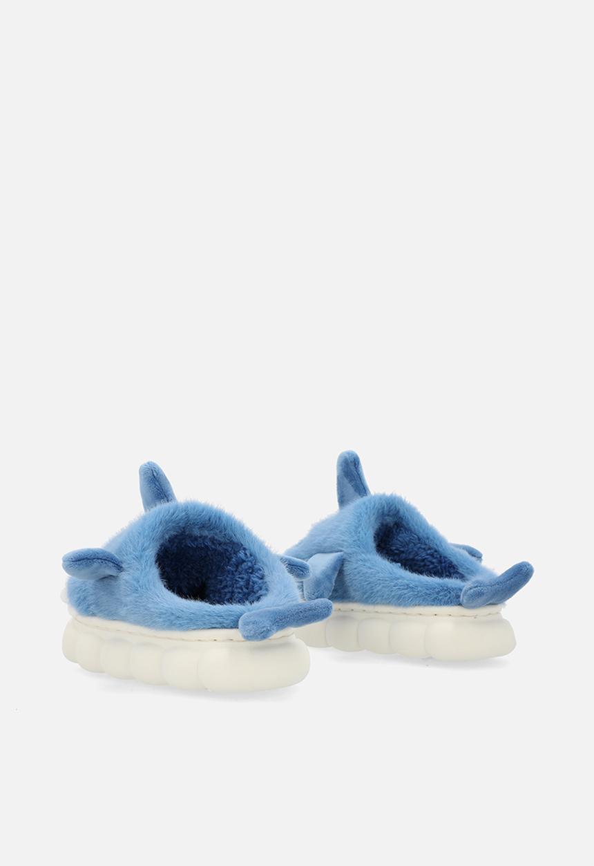 Pop Candy - Novelty slippers-blue & white