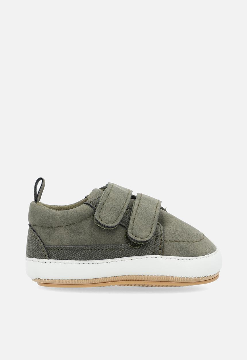 Pop Candy - Twin strap sneakers - olive green