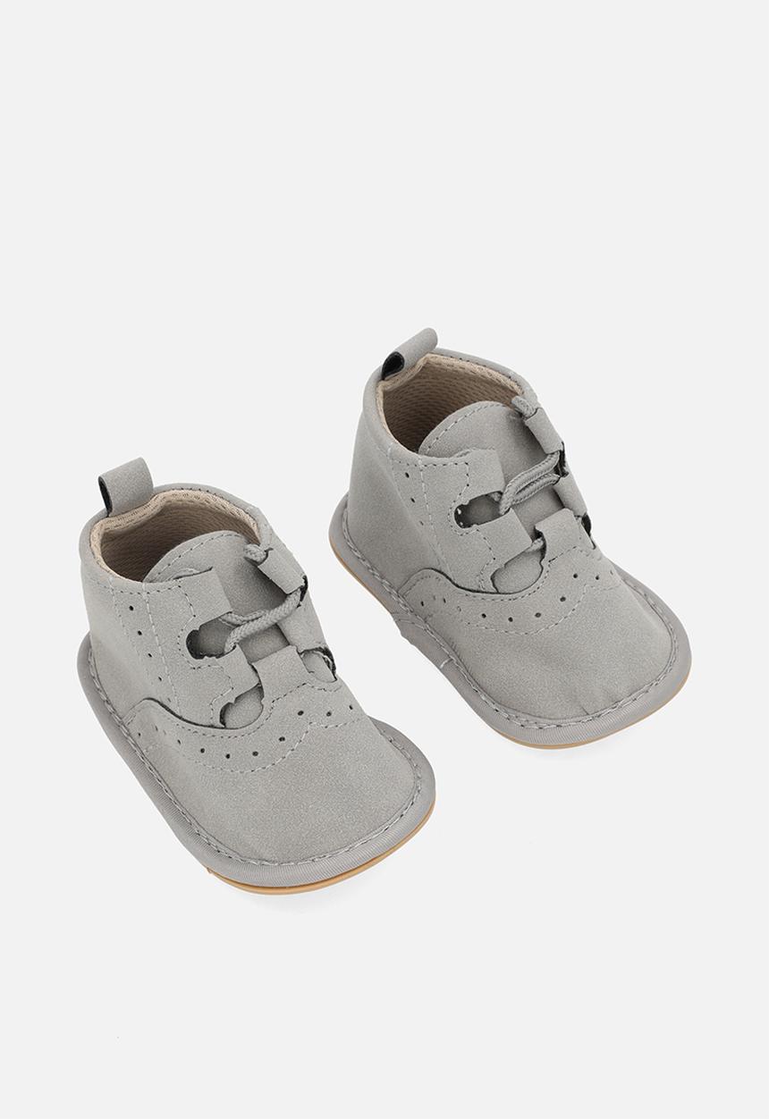 Pop Candy - Lace up boots - grey
