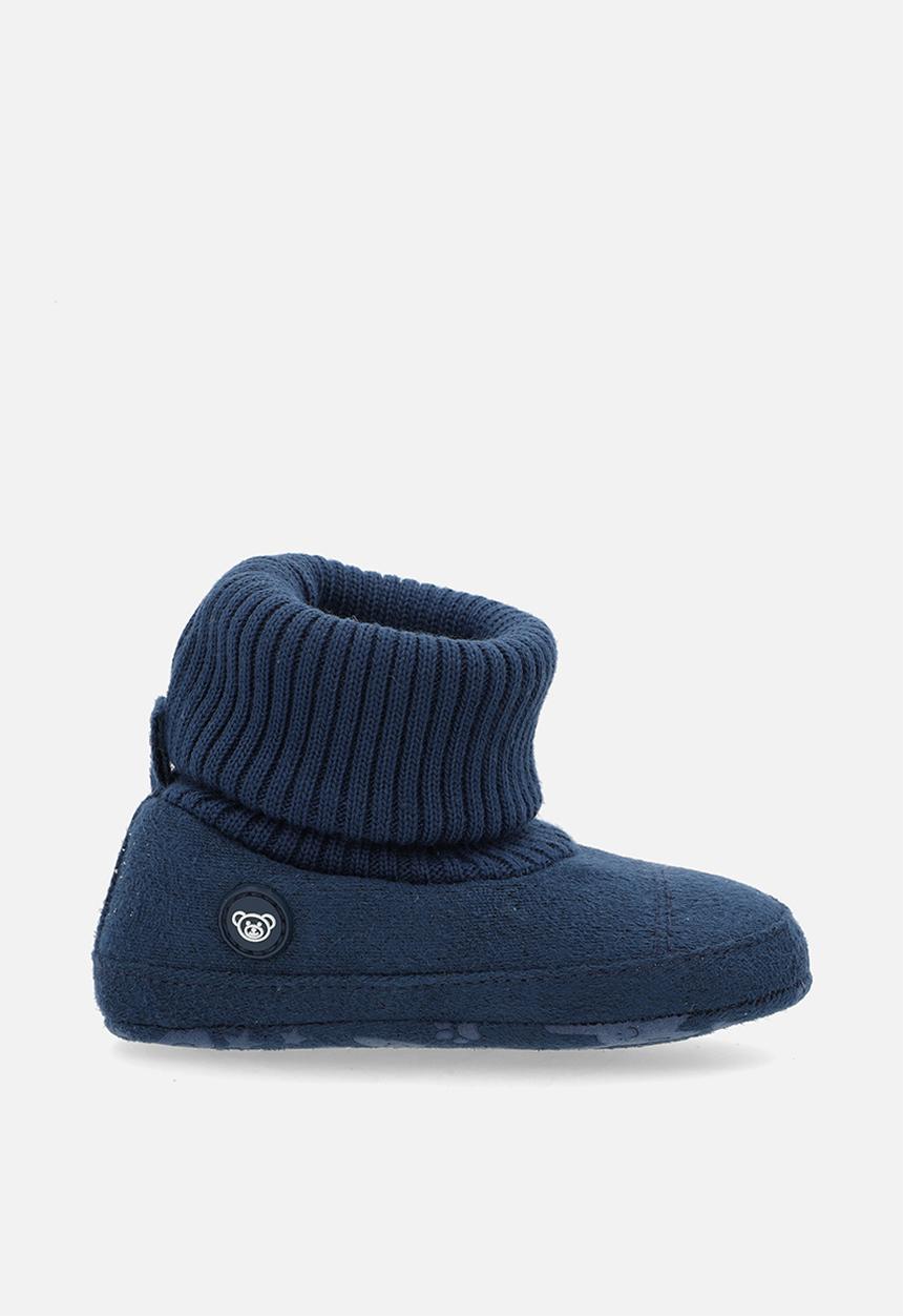 Pop Candy - Sock boots-navy blue