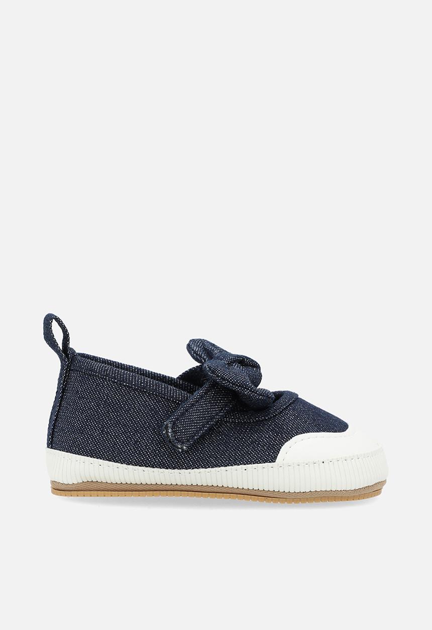 Pop Candy - Bow décor sneakers - navy blue