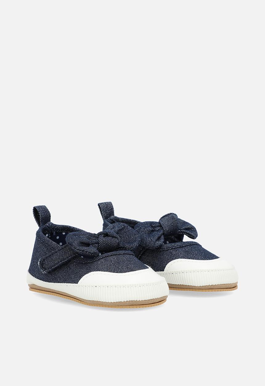 Pop Candy - Bow décor sneakers - navy blue