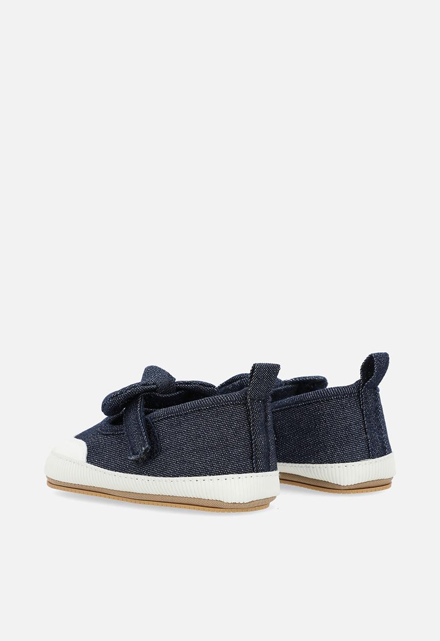 Pop Candy - Bow décor sneakers - navy blue