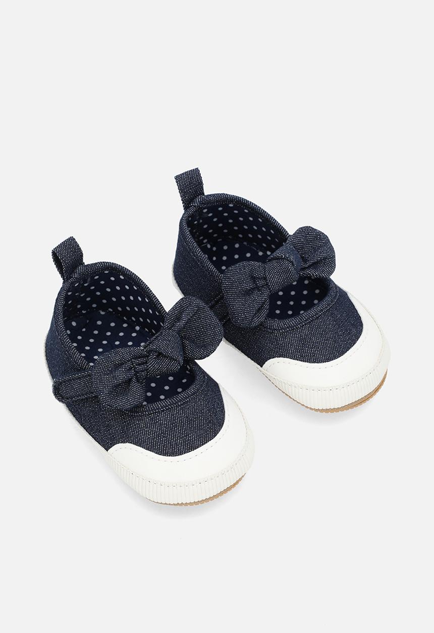 Pop Candy - Bow décor sneakers - navy blue