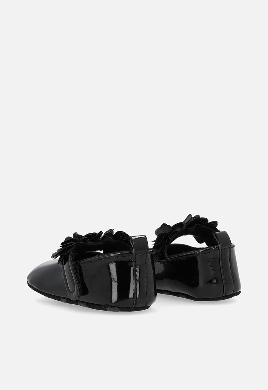 Pop Candy - Floral ballet pumps-black