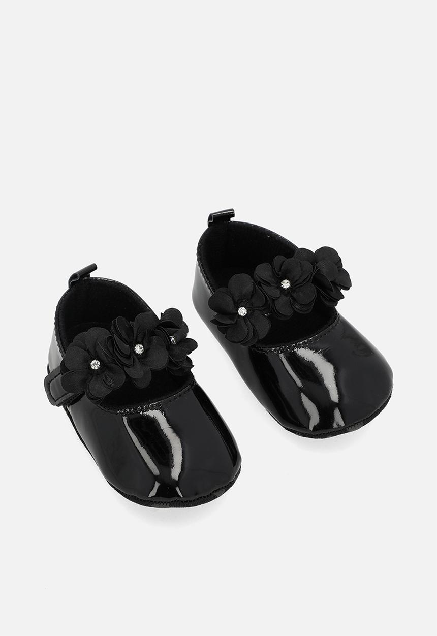 Pop Candy - Floral ballet pumps-black