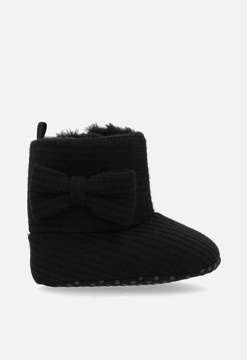 Pop Candy - Shearling lined boots - black