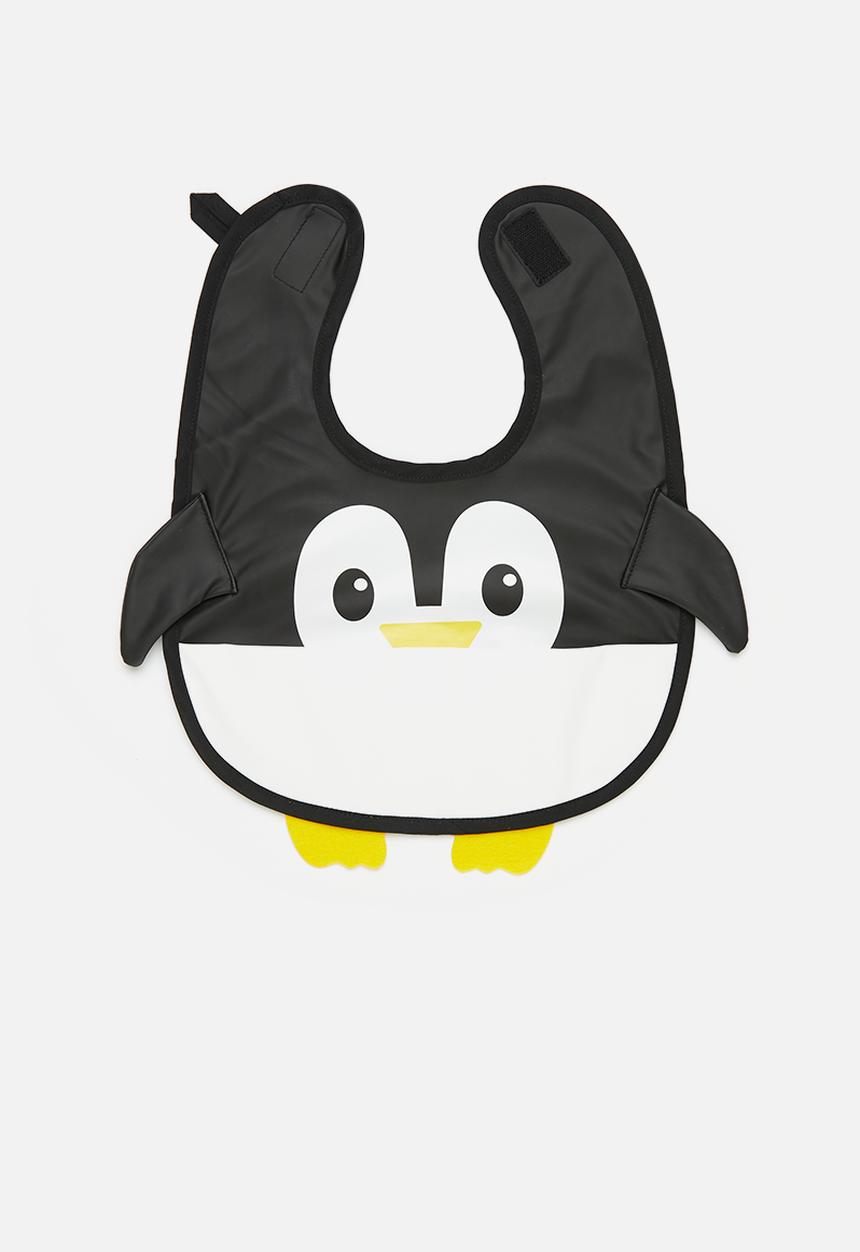 Pop Candy - Novelty penguin bib - black/white