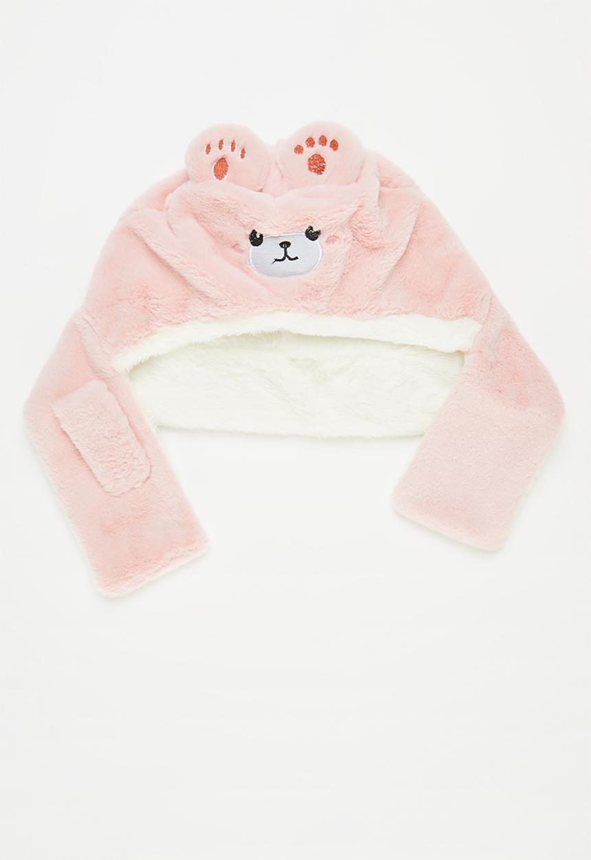Pop Candy - Beanie Scarf combo - pink