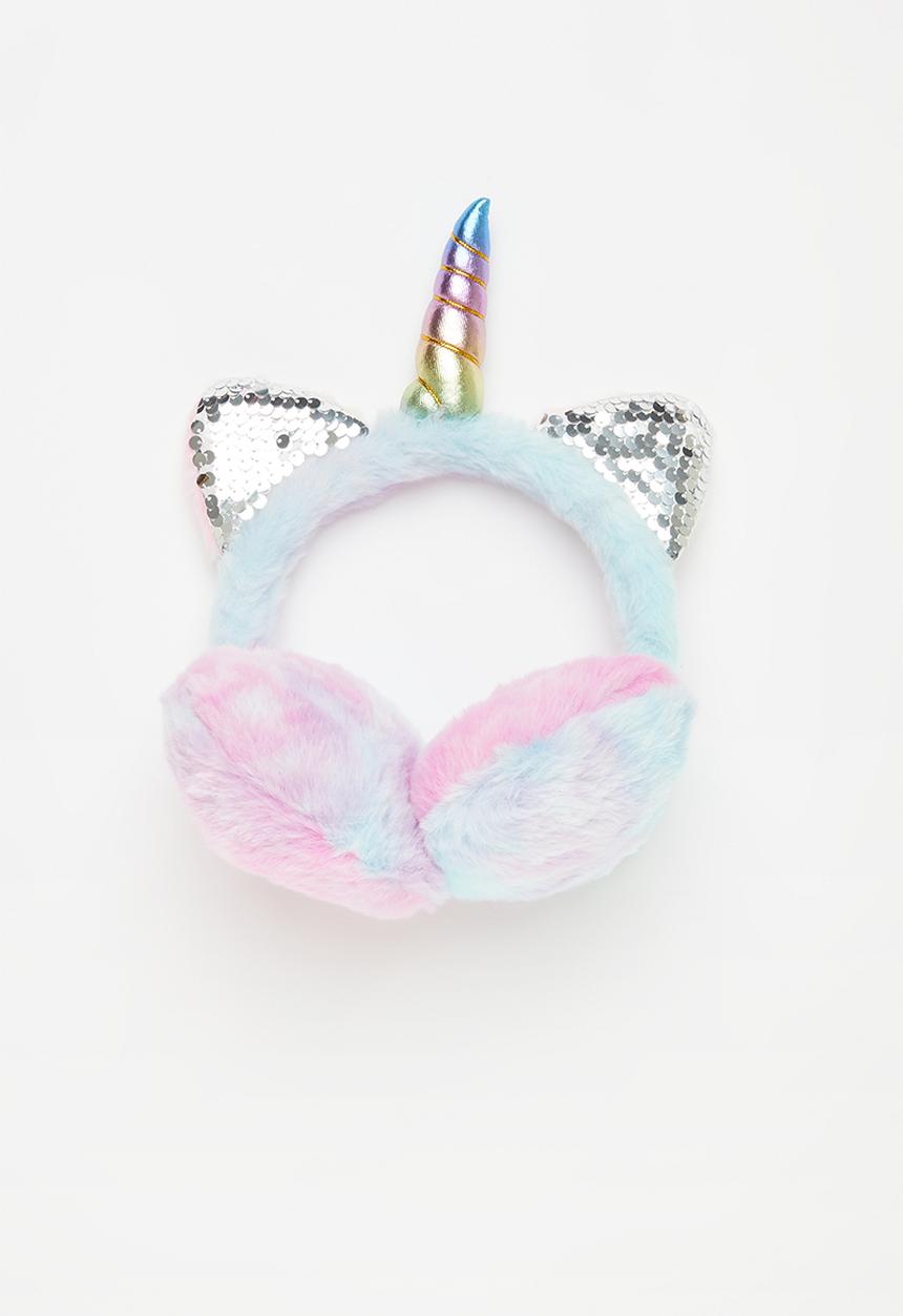 Pop Candy - Plush unicorn ear muffs - multi