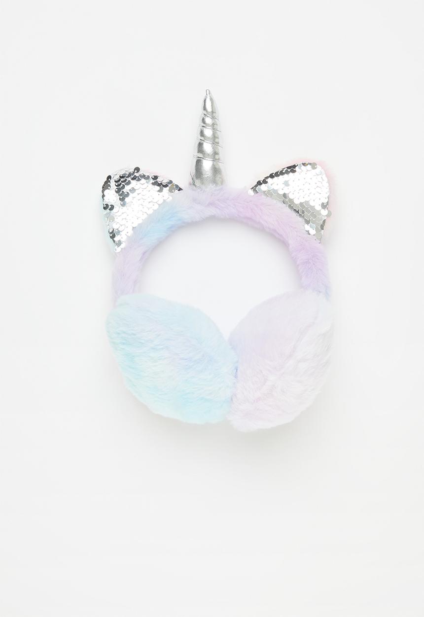 Pop Candy - Plush unicorn ear muffs - multi