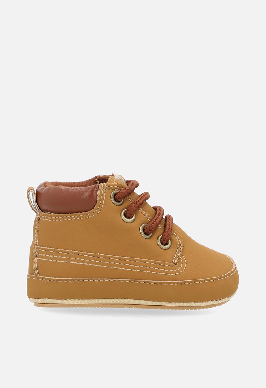 Pop Candy - Lace up boots - tan