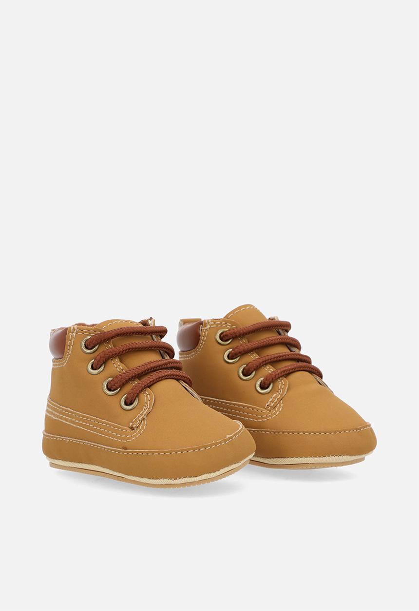 Pop Candy - Lace up boots - tan