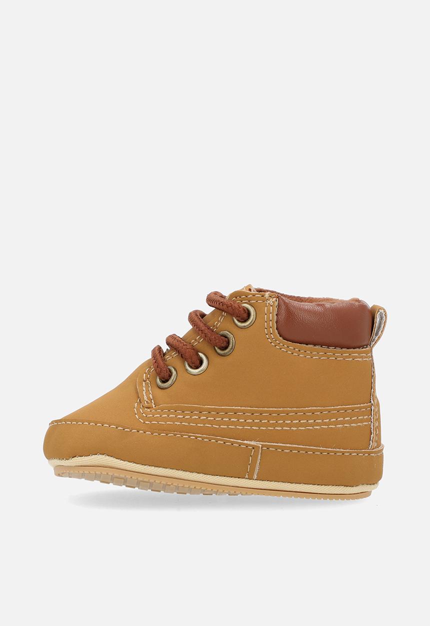 Pop Candy - Lace up boots - tan