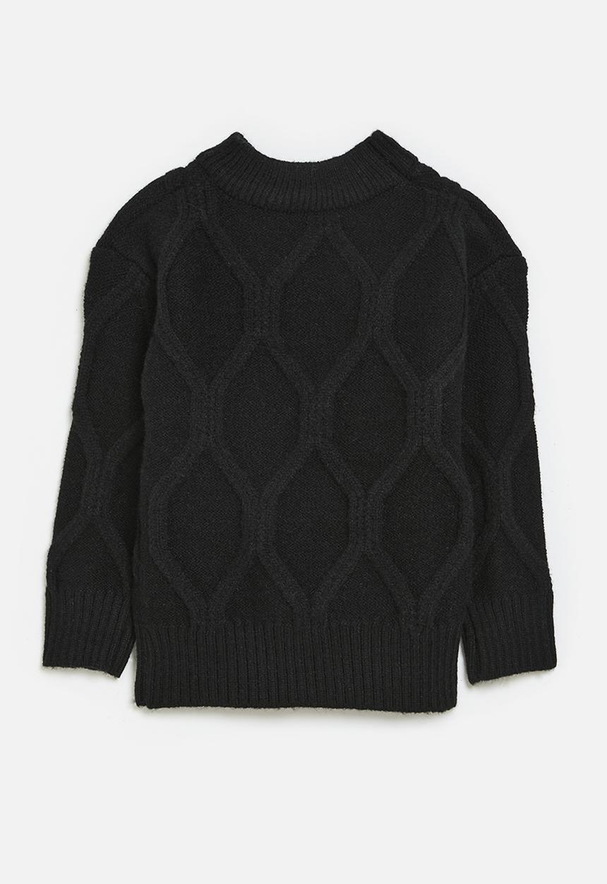 Pop Candy - Crew neck jersey-black