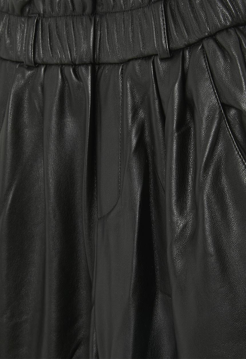 Pop Candy - Pleather pants - black