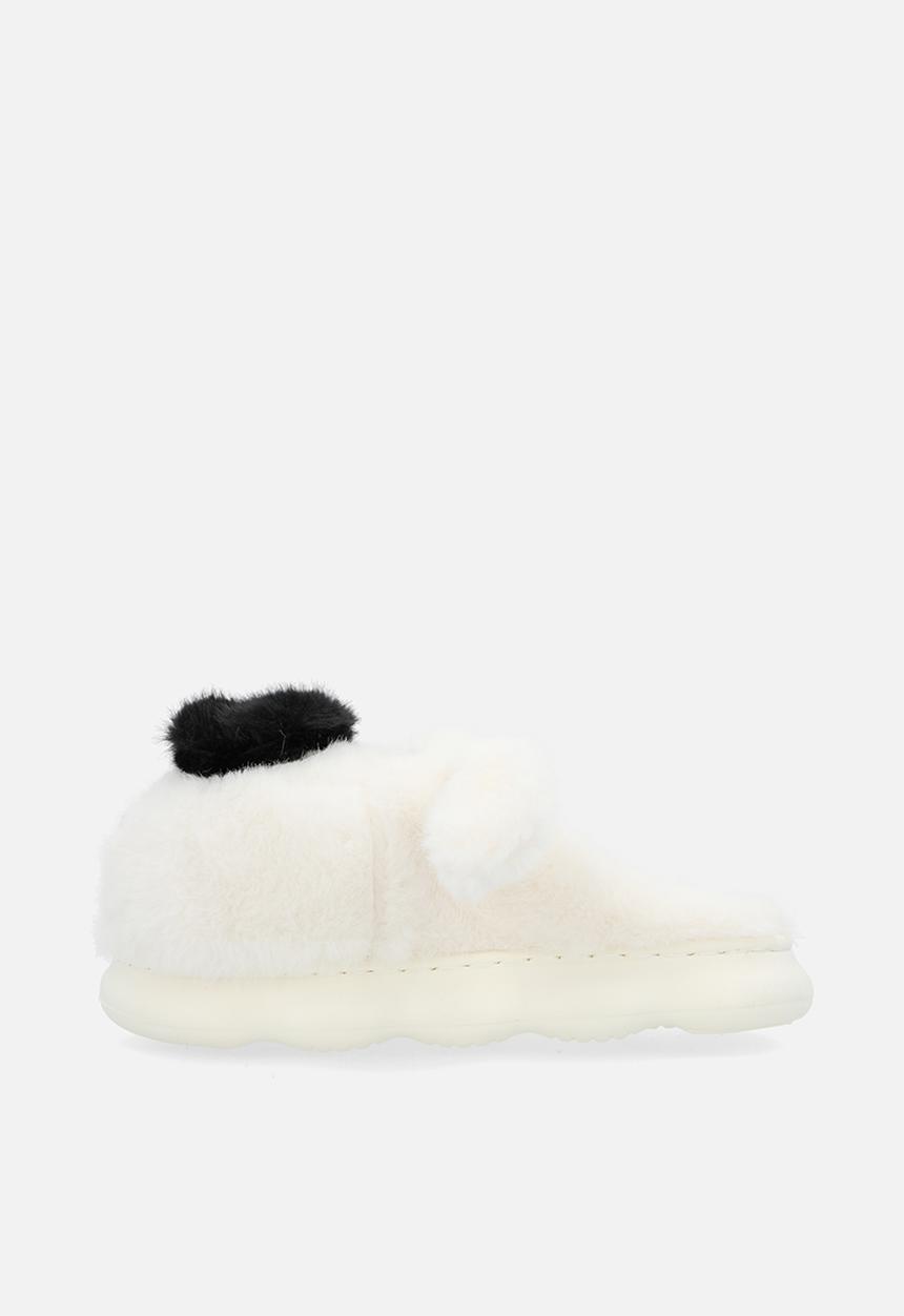 Pop Candy - Novelty slippers-white & black