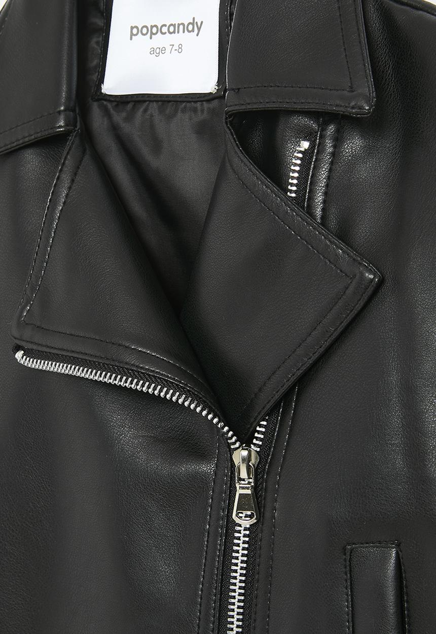 Pop Candy - Faux leather jacket-black