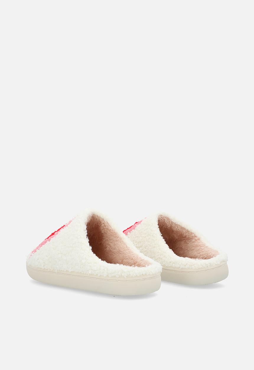 Pop Candy - Rainbow soft plush slippers-multi