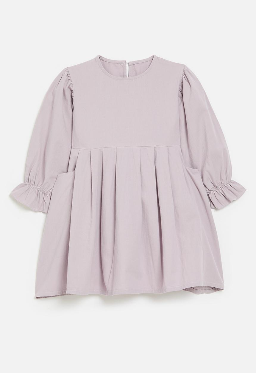Pop Candy - Gathered sleeve dress - lilac