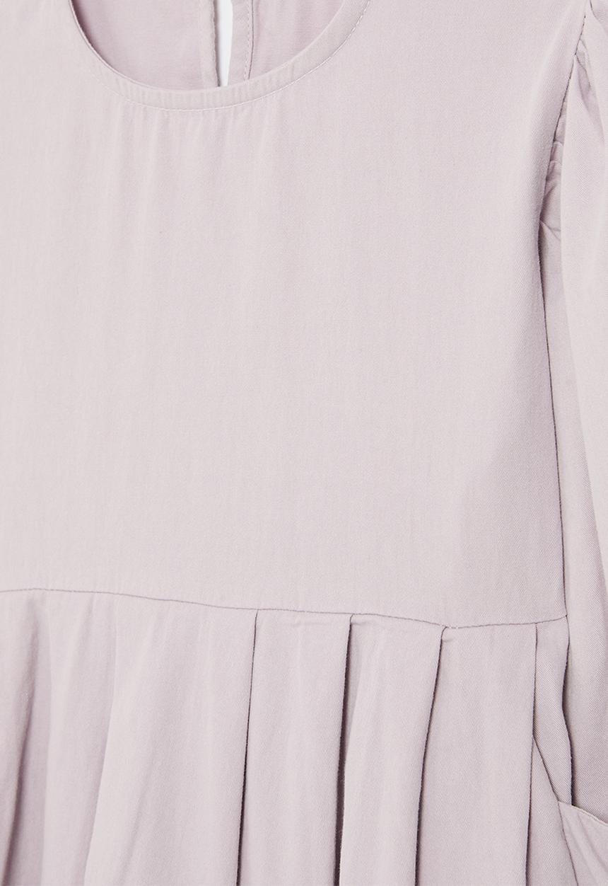 Pop Candy - Gathered sleeve dress - lilac