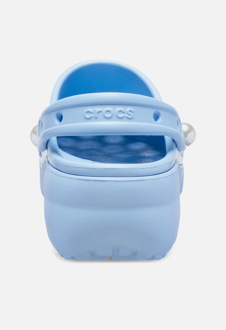 Crocs - Classic Platform Pearl Clog - Blue Calcite