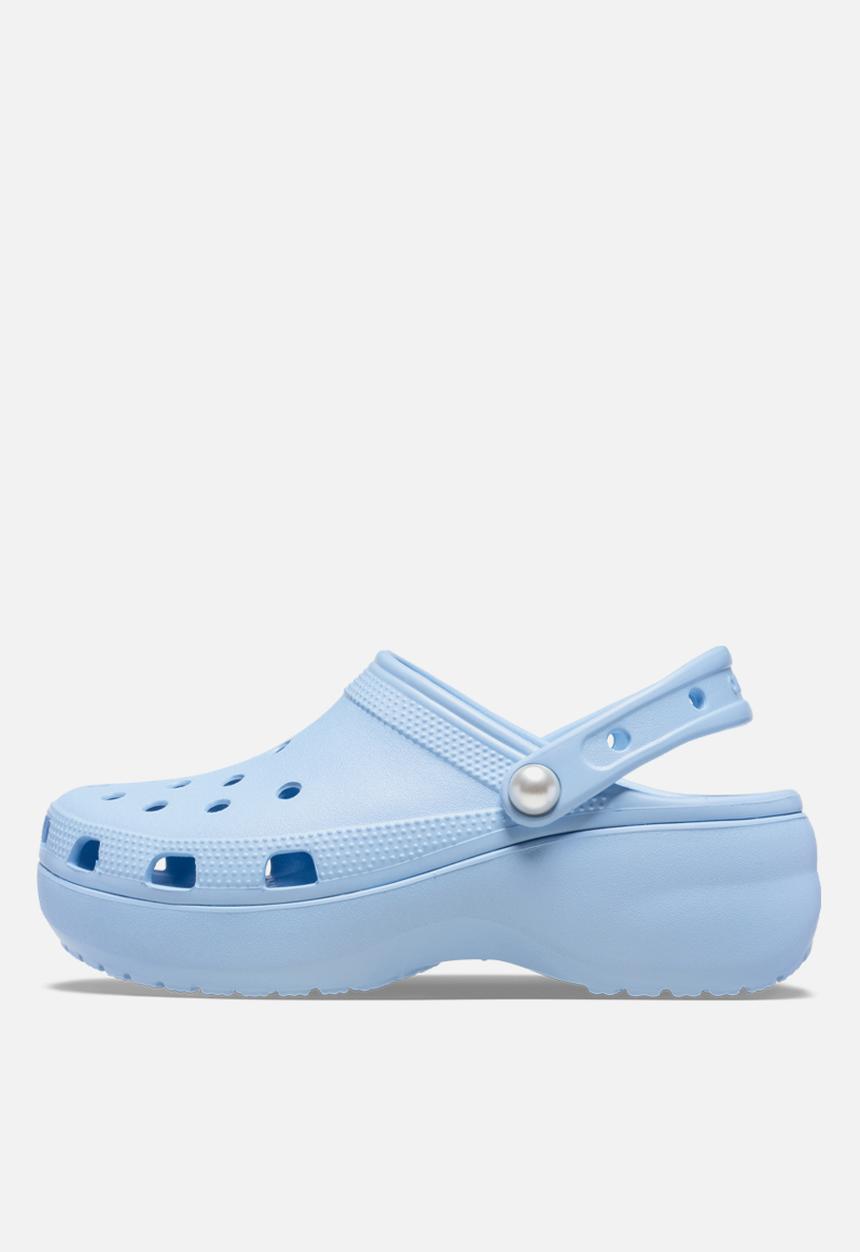 Crocs - Classic Platform Pearl Clog - Blue Calcite
