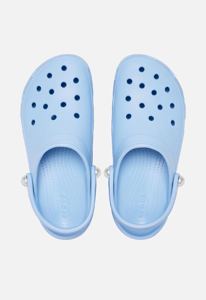 Crocs - Classic Platform Pearl Clog - Blue Calcite