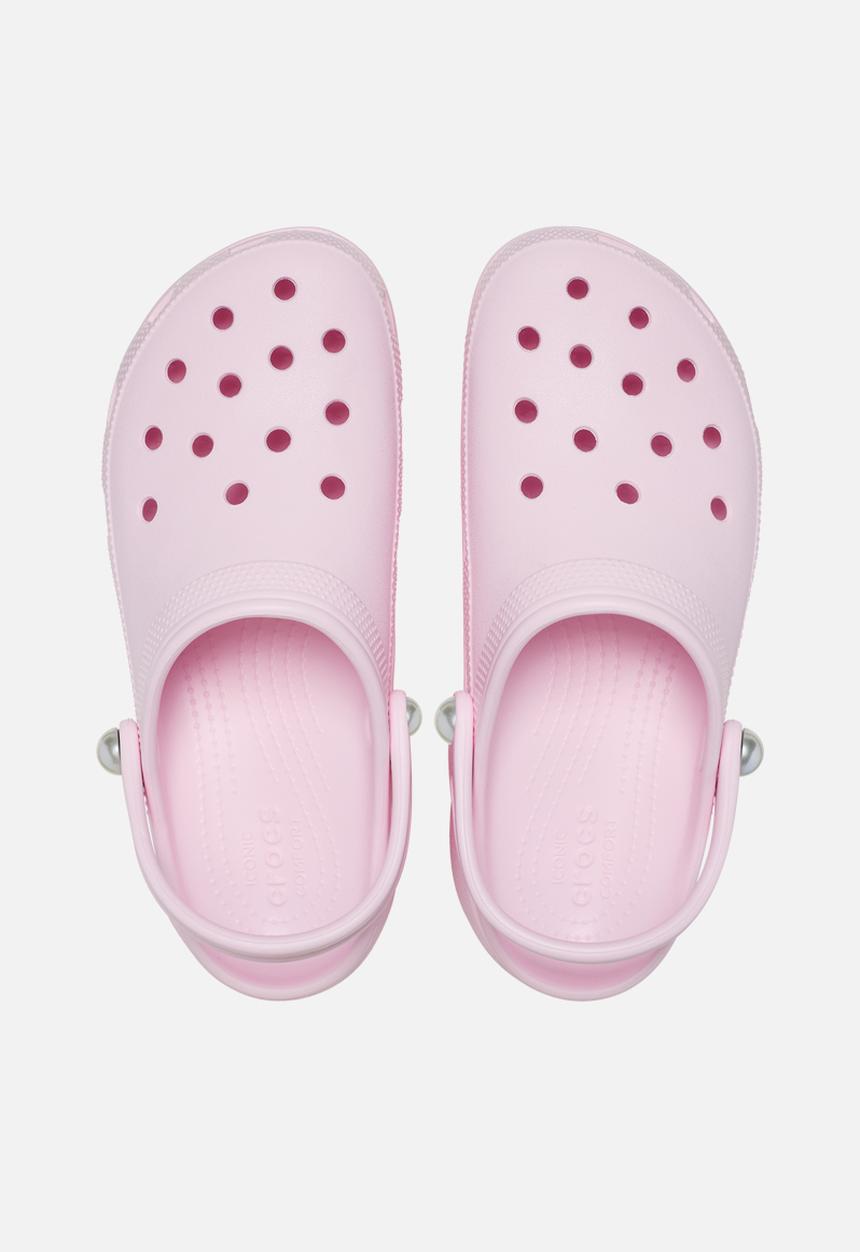 Crocs - Classic Platform Pearl Clog - Pink Milk