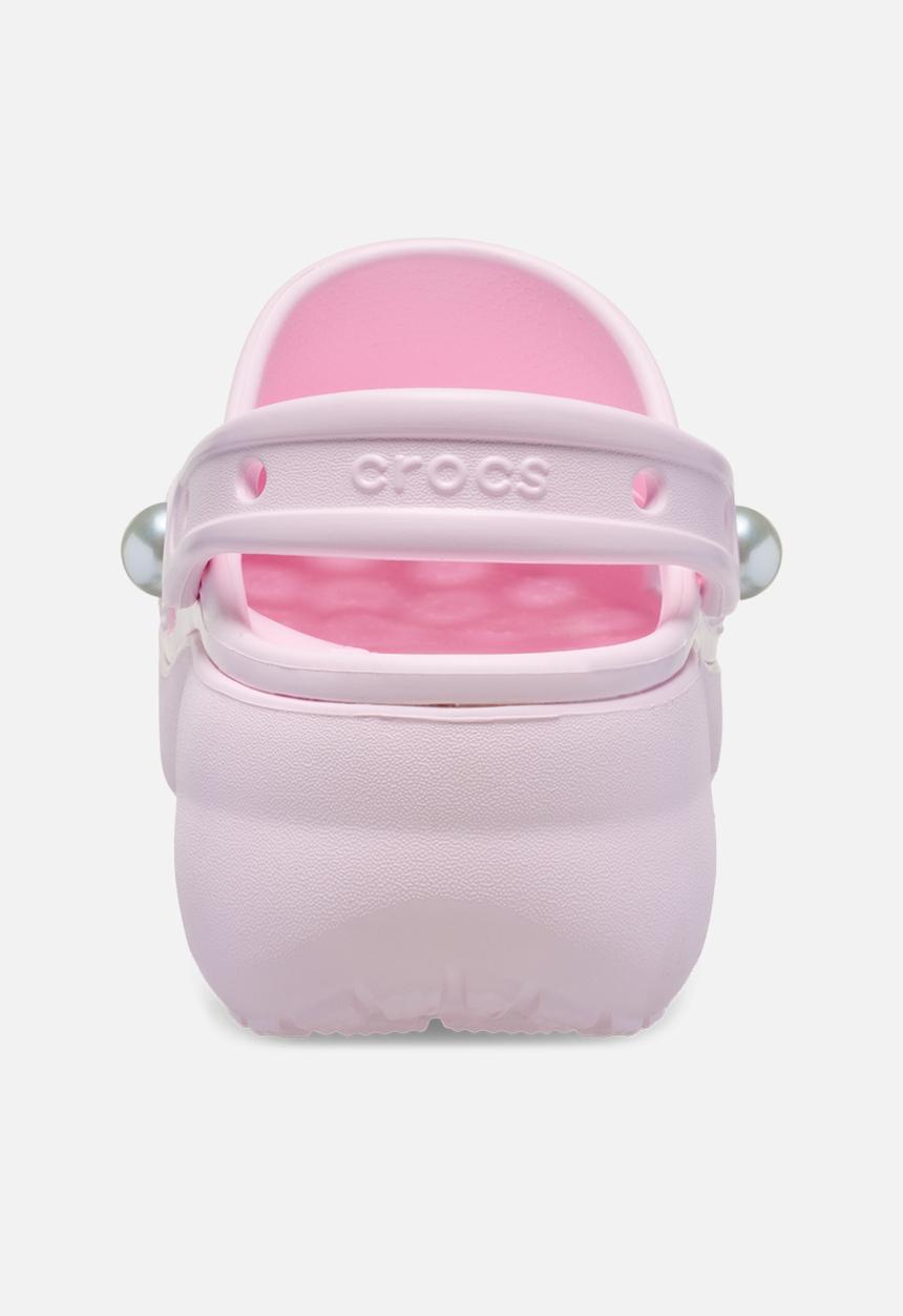 Crocs - Classic Platform Pearl Clog - Pink Milk