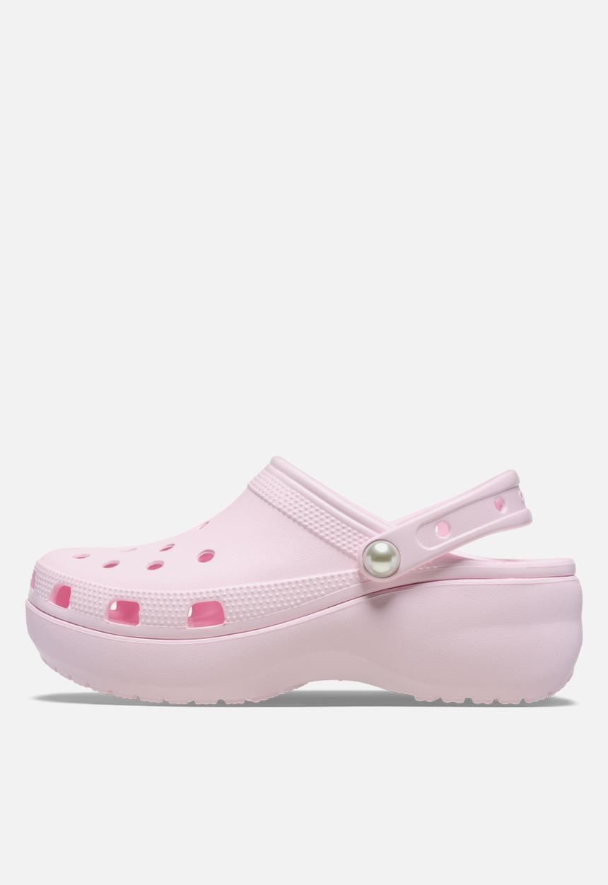 Crocs - Classic Platform Pearl Clog - Pink Milk