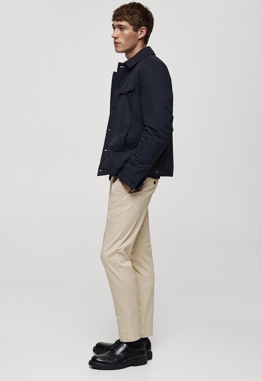 MANGO - Trousers prato - ligth beige