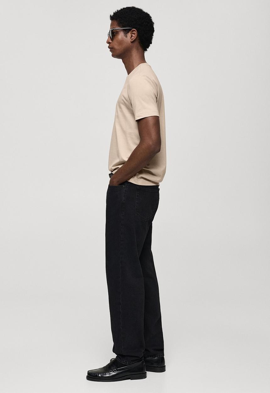 MANGO - T-shirt cherlo - beige