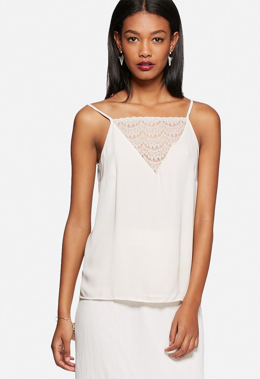 Vero Moda - Siwe lace cami