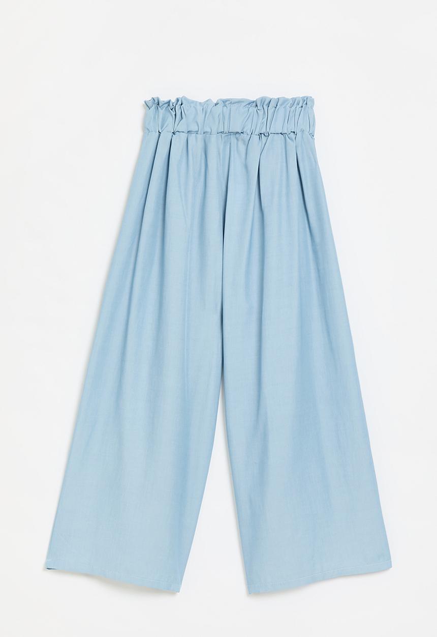 Pop Candy - Wide leg pants - light blue