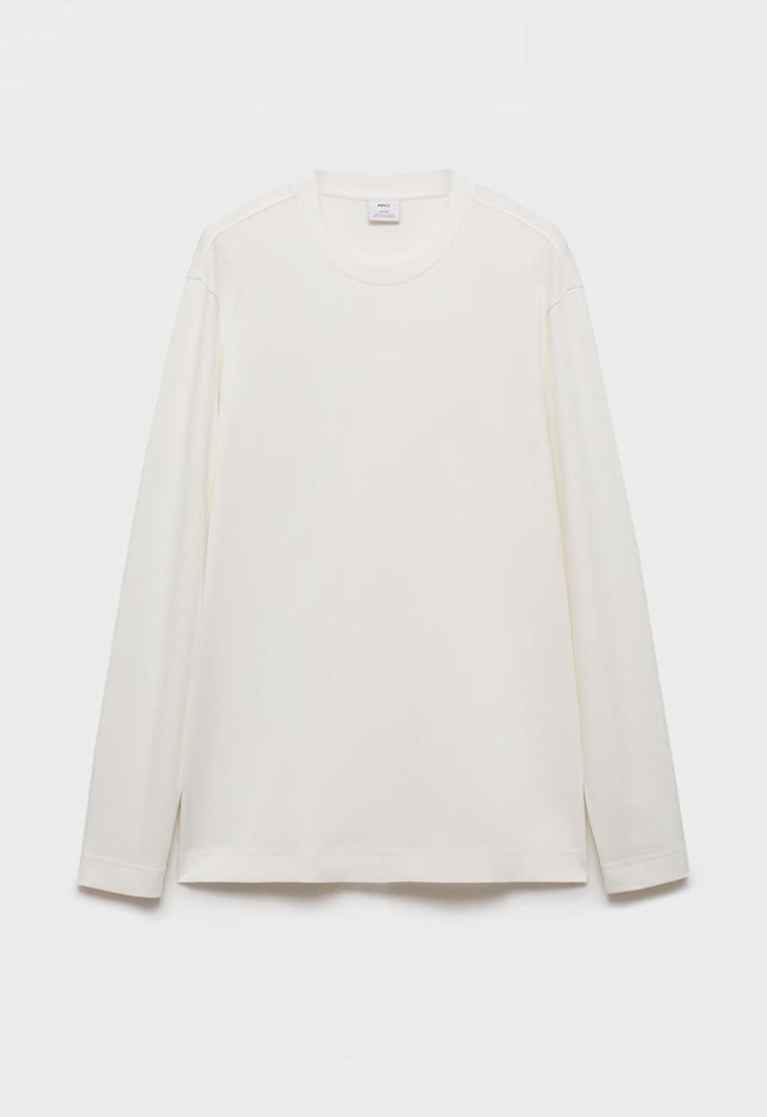 MANGO - T-shirt gareth - white