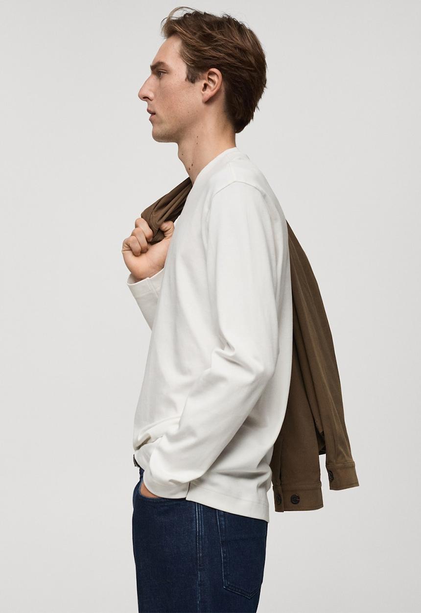 MANGO - T-shirt gareth - white