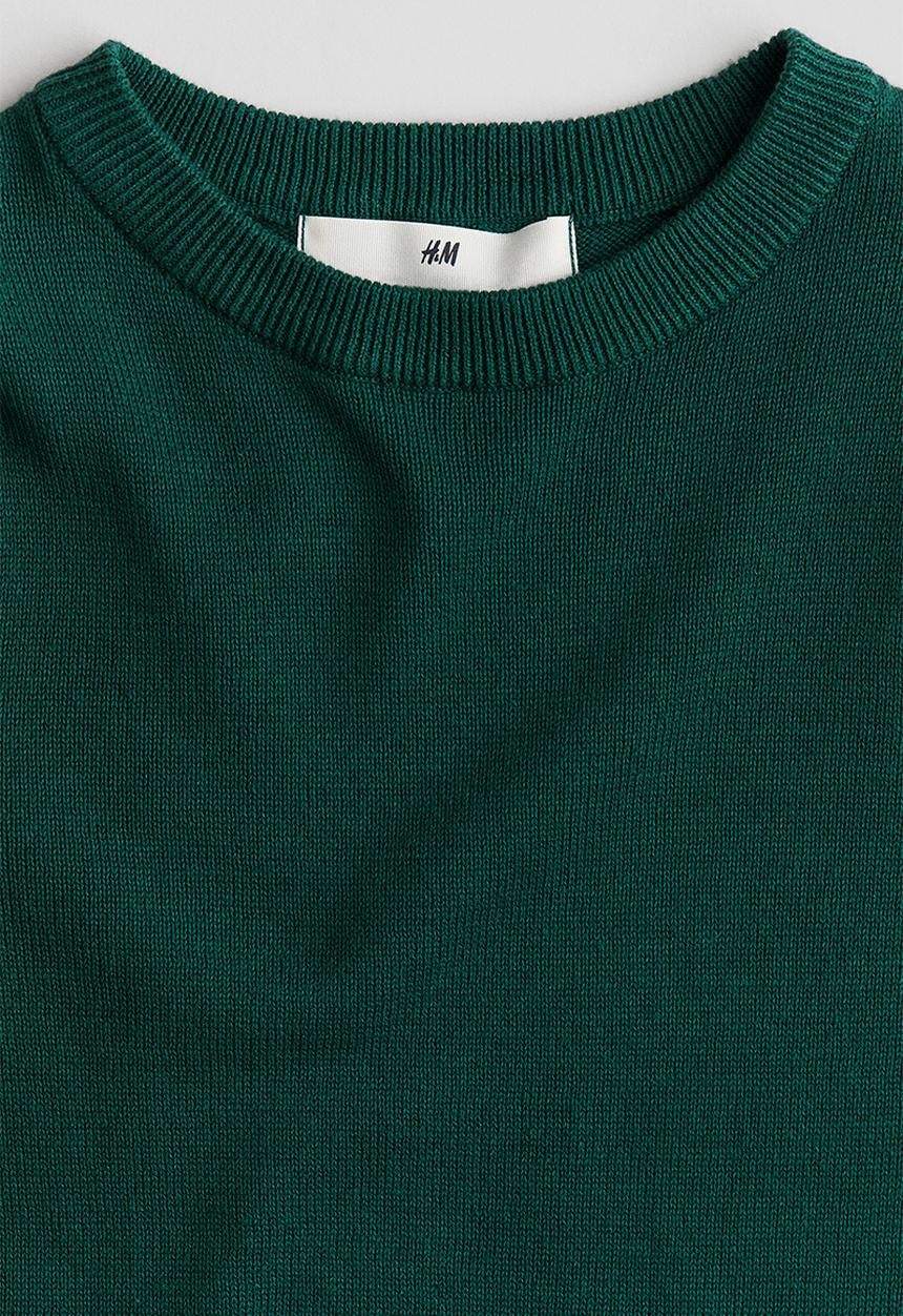 H&M - Cotton jumper - dark green