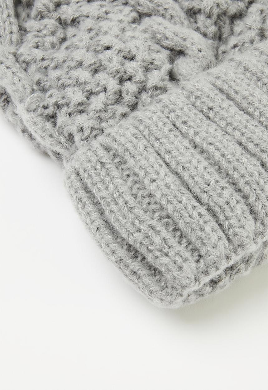 Pop Candy - Pom pom beanie - grey