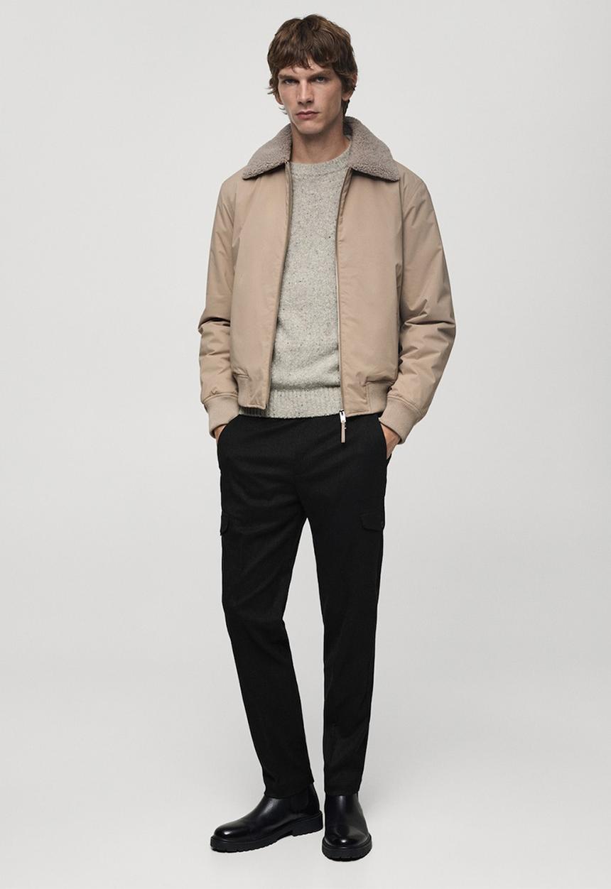 MANGO - Trousers Olivier - Heather Grey