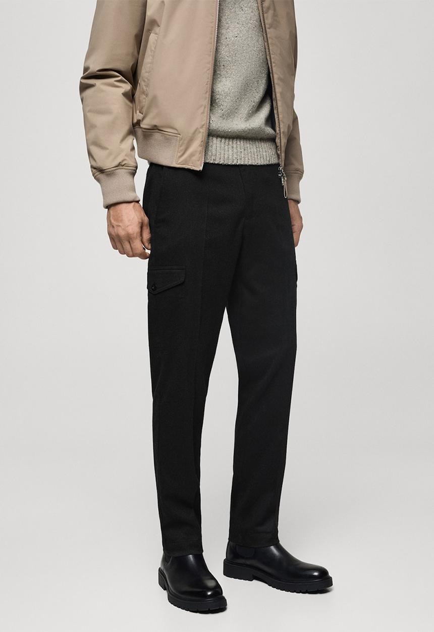 MANGO - Trousers Olivier - Heather Grey