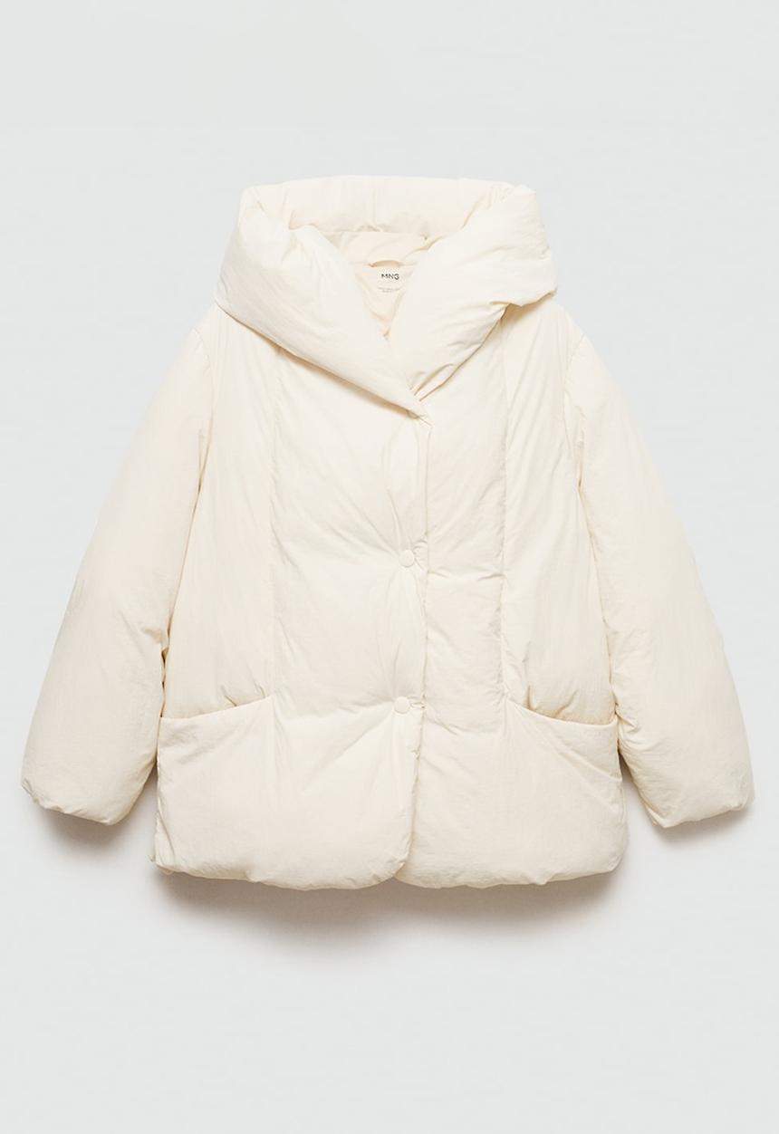 MANGO - Puffer Coat Live - Natural