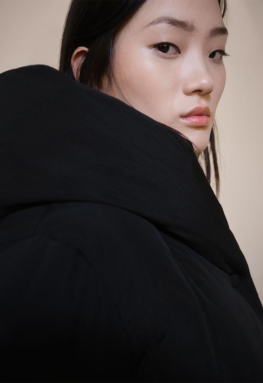MANGO - Puffer Coat Live - Black