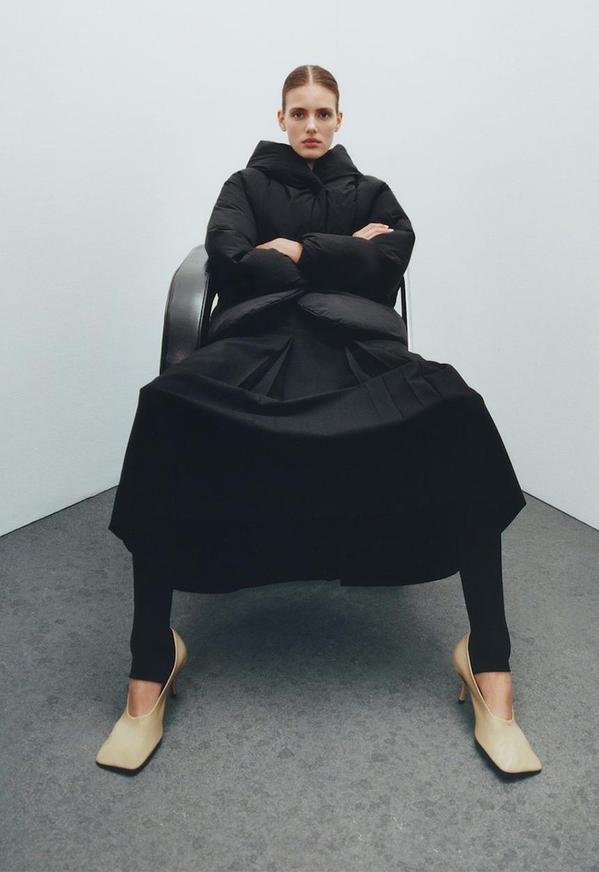 MANGO - Puffer Coat Live - Black