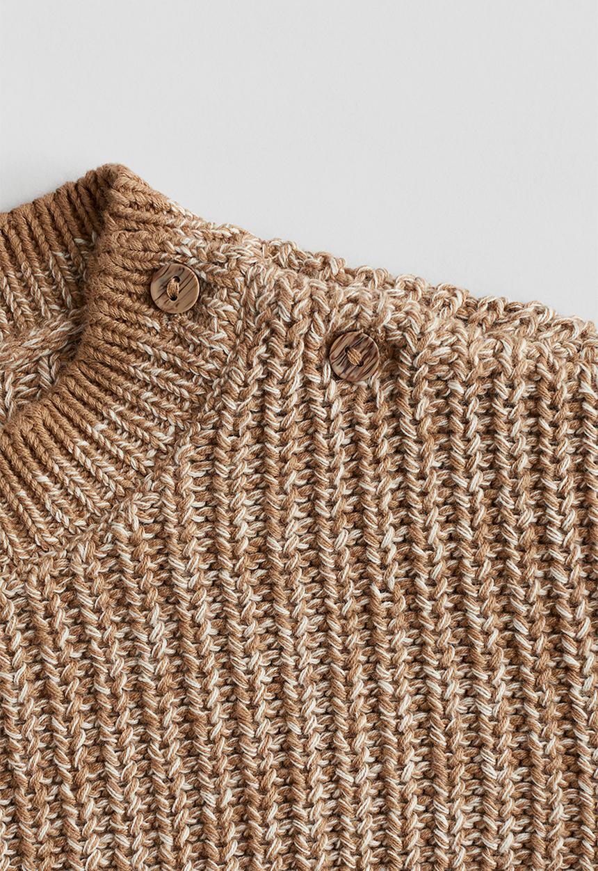 H&M - Cotton-knit jumper - beige