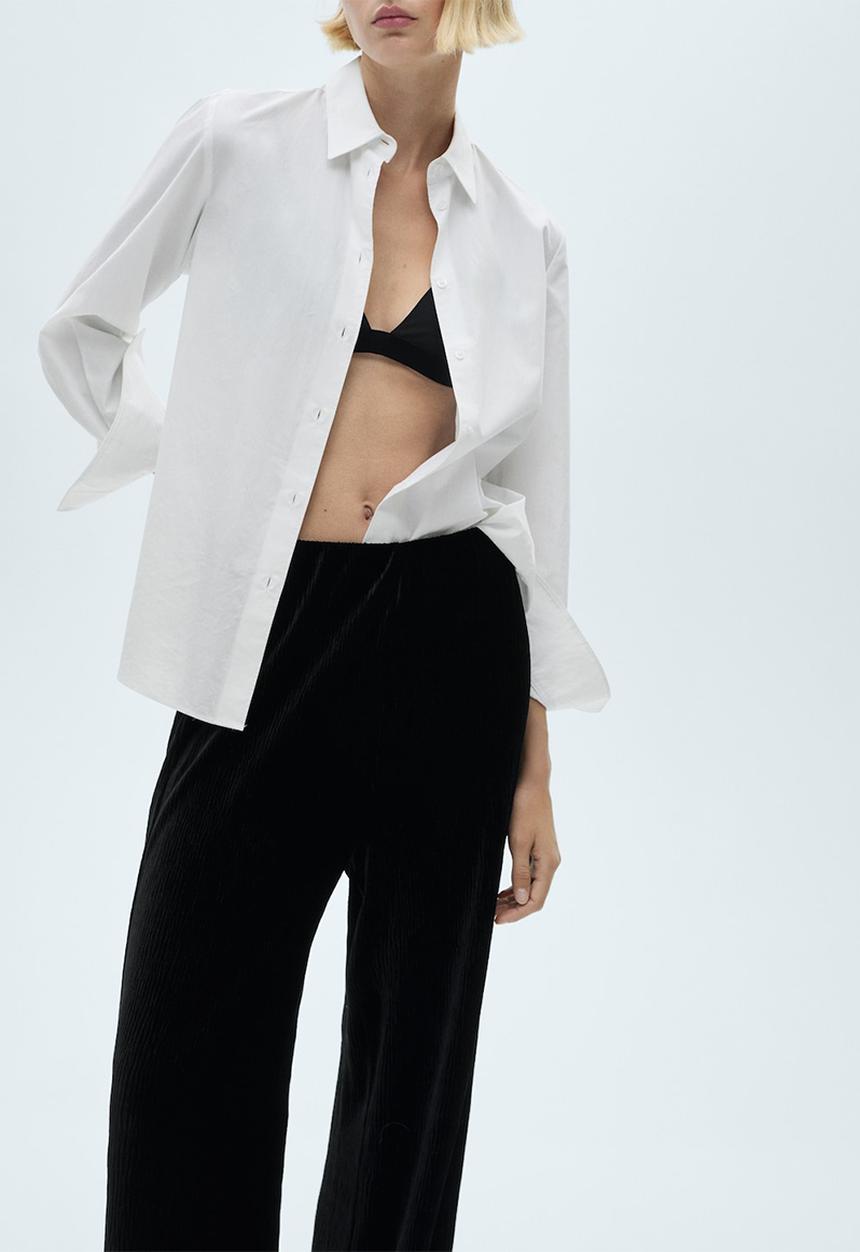 MANGO - Trousers Xmarte - Black